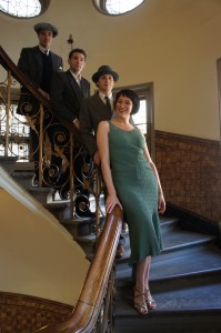 with The Lovely Parlour Trio